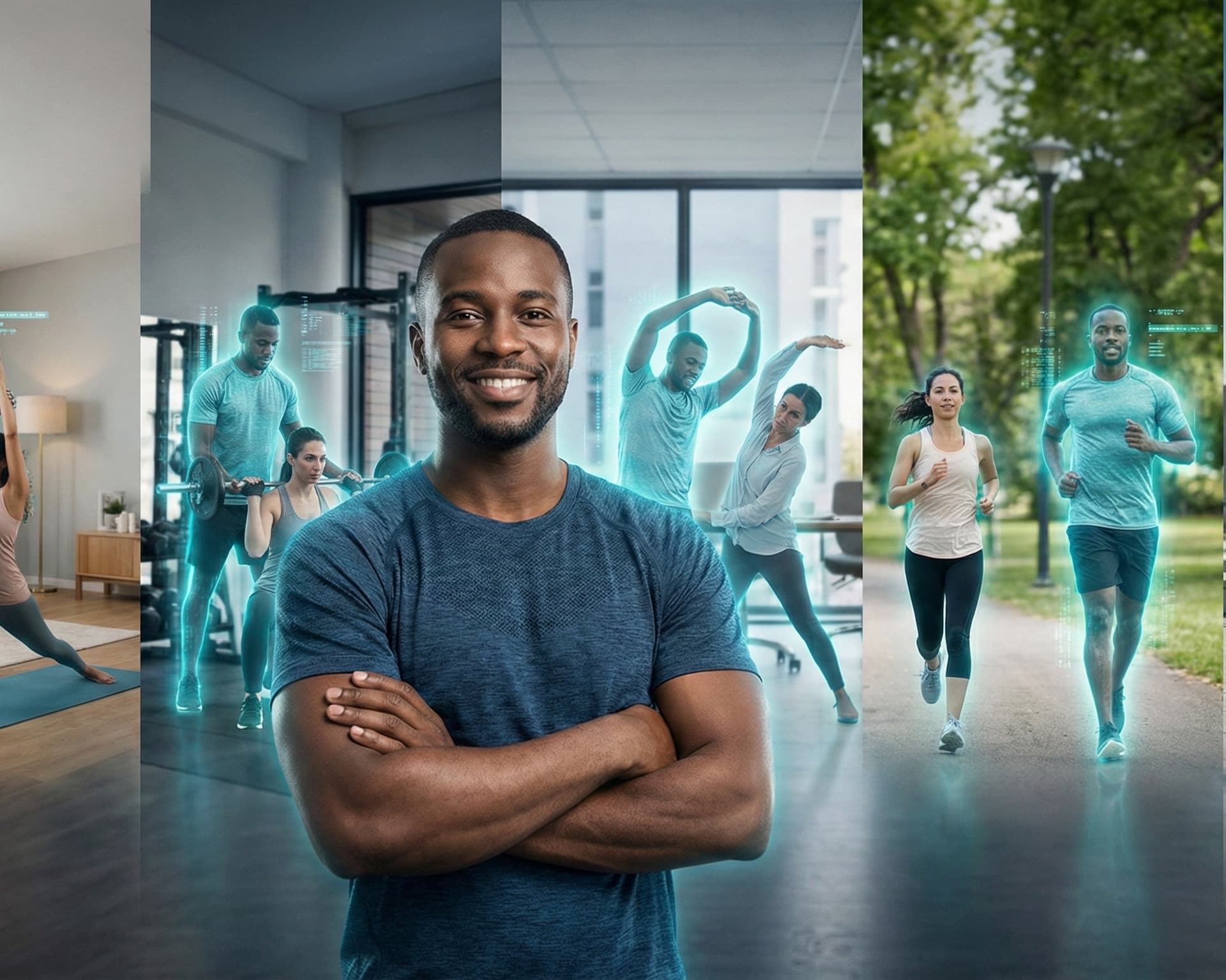 Data flow: Wearables to Digital Twin to Habit Engine to Trainer Dashboard